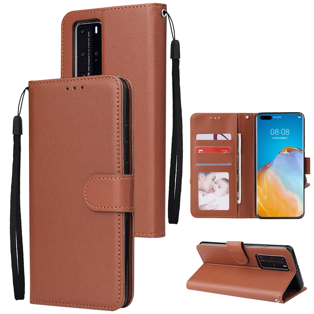 

Luxury Leather Card Slot Case for Huawei P40 P30 P20 Pro P10 Lite Plus Mate 30 20 10 Pro Lite Y5P Y6P Y7P Y8P Flip Wallet Funda