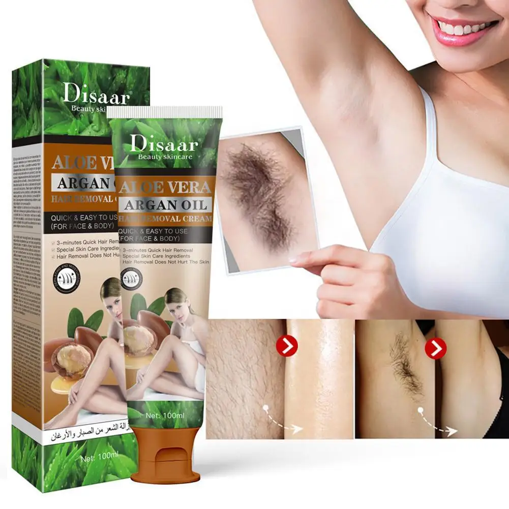 

Aloe Vera Argan Oil Painless Hair Removal Cream face body Depilation Depilya Spray For Men Women Bikini Legs Hair Remover Foam