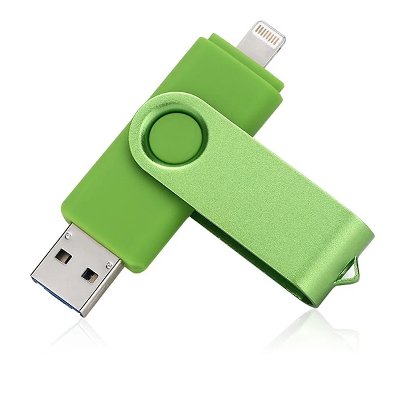 3 в 1 Lightning 128 Гб 64 Гб Флешка для iPhone флэш-накопитель OTG Micro USB палка 32 ГБ 16 ГБ 4 ГБ 8 ГБ 256 ГБ флеш-накопитель для телефона ПК