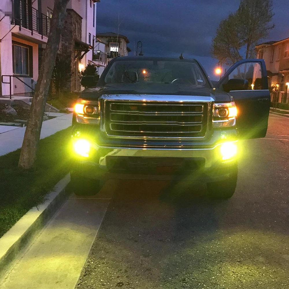 2 шт./компл. 2504 PSX24W светодиодный противотумансветильник фары дальнего света 35W 4000LM