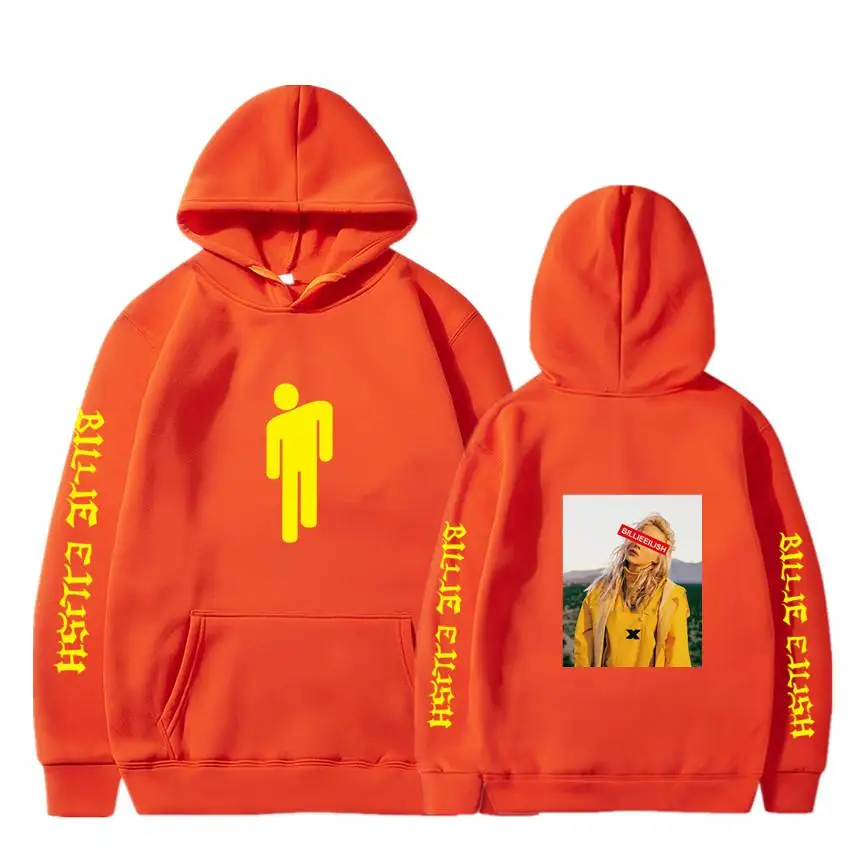 Новое поступление 2019 Billie Eilish толстовка с капюшоном для мальчика рисунком