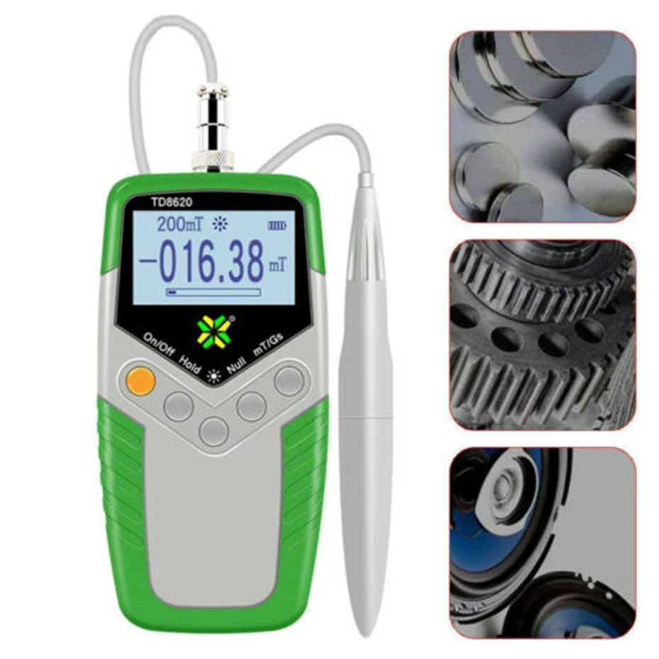 Цифровой измеритель перманентного магнита Tesla Измеритель Гаусса тестер