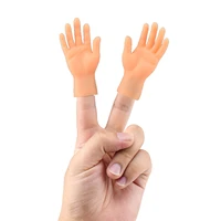 a pair 8cm creative hand palm finger cot toy gadget funny tricky gift