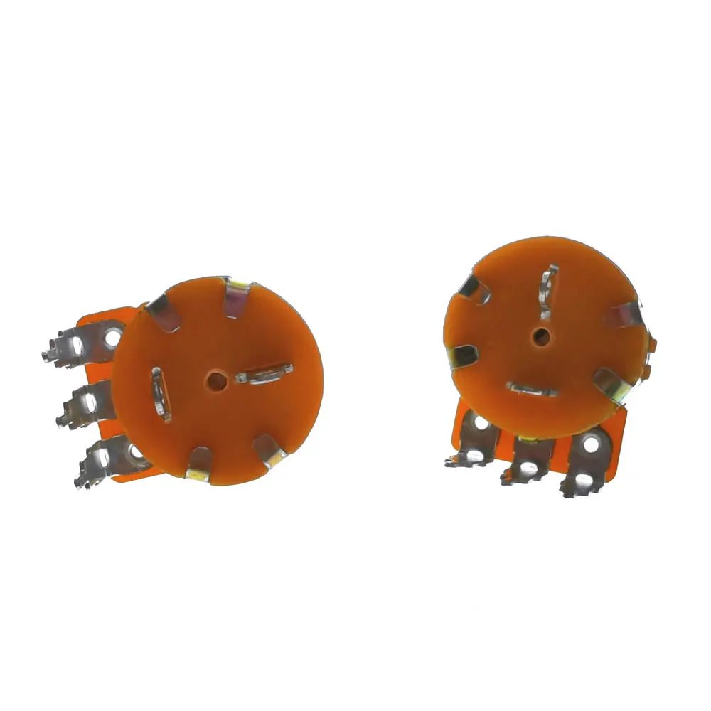 2 шт. маленькая изогнутая ножка с переключателем для усилителя звука 50K 100K |