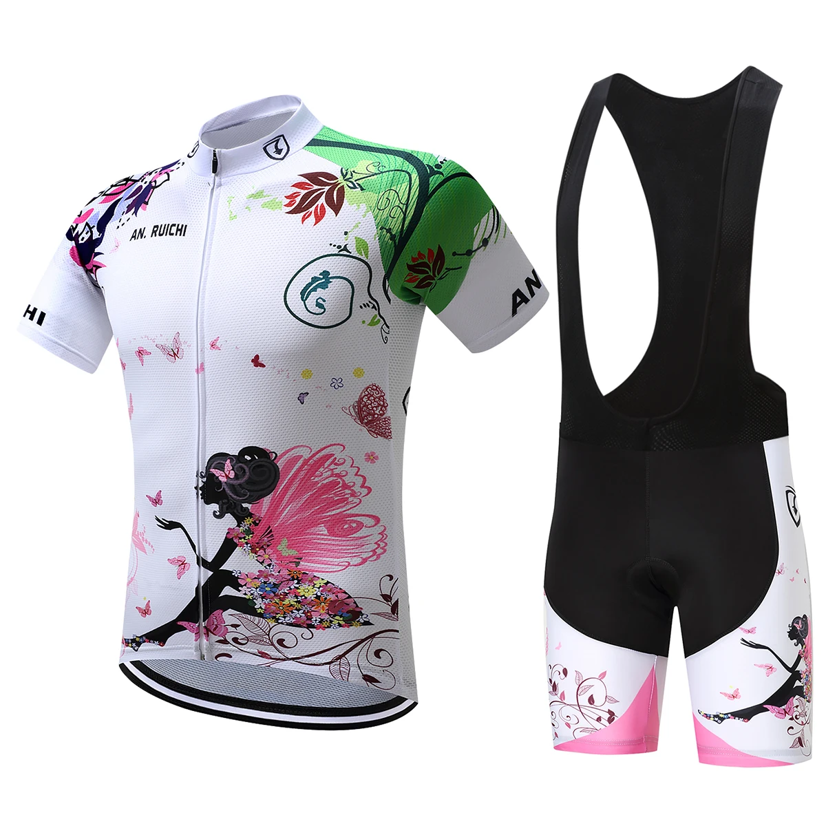 Фото Новинка летние женские комплекты для велоспорта Трикотажный костюм езды на