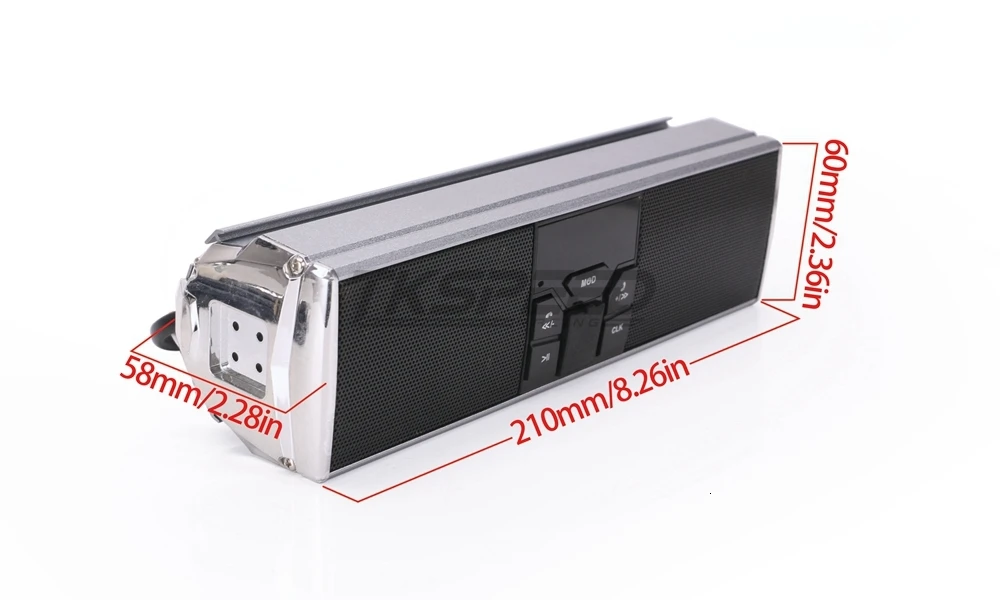 Водонепроницаемый мотоцикл аудио Bluetooth MP3 USB универсальный FM динамик звуковая система мотоцикл радио стерео динамик