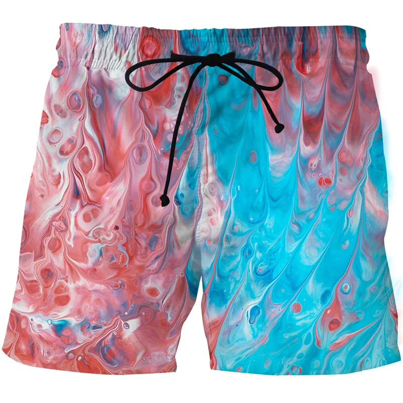 

2021 Newest 3D Print Painting art pattern Fashion Men Shorts Summer New Harajuku Hip Hop Leisure Beach Shorts Drop Men clothing