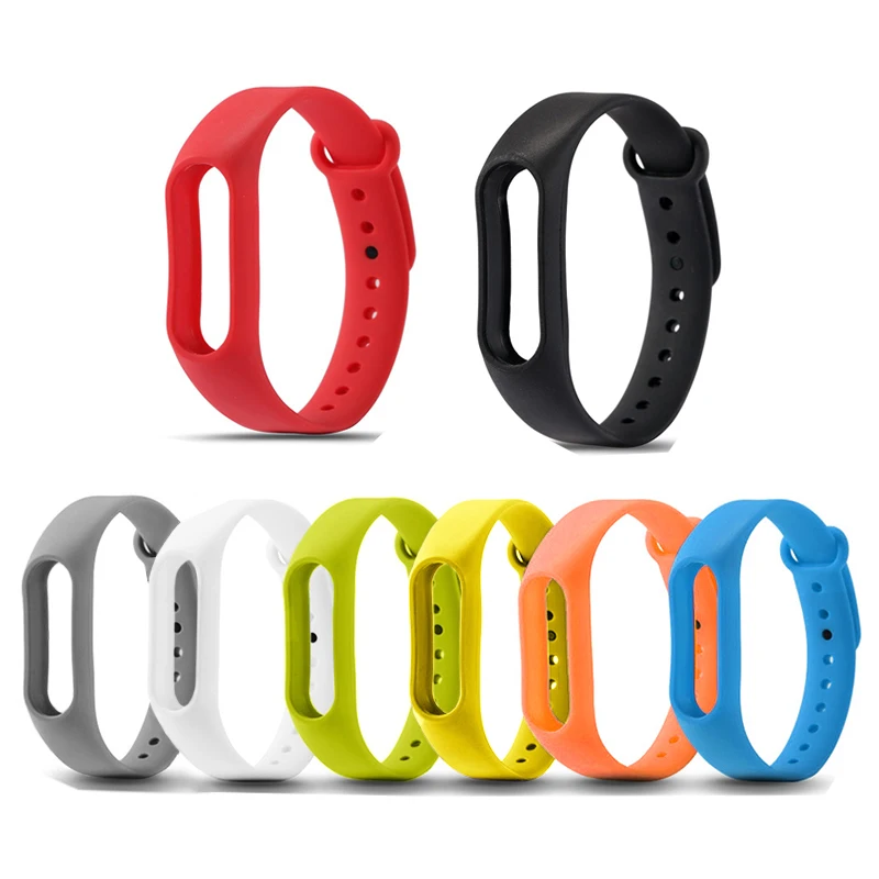 Браслет силиконовый для Xiaomi Mi Band 2 аксессуары смарт часов 2|Смарт-аксессуары| |