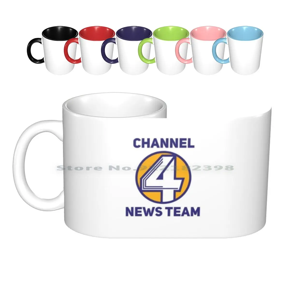 

Anchorman - Channel 4 News Team Ceramic Mugs Coffee Cups Milk Tea Mug Anchorman Channel 4 News Team News Team Ron Brick Creative