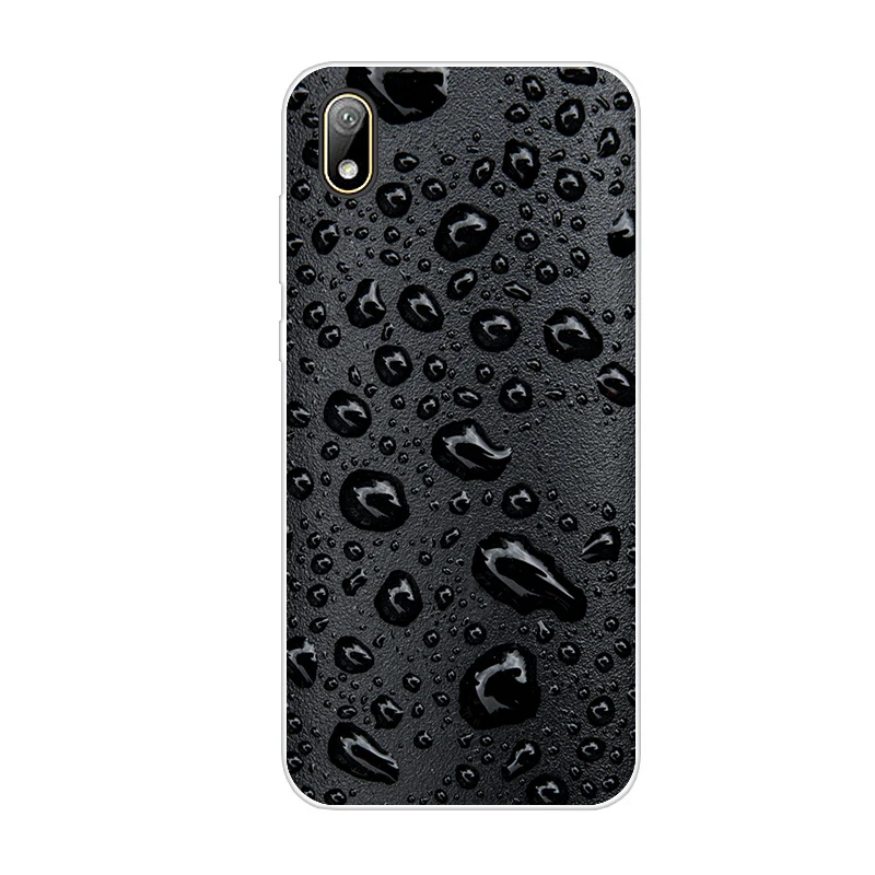 Светло-фиолетовый Для huawei y5 чехол силиконовый мягкий ТПУ задняя крышка для huawei Y5 защитный ковер бампер 5,71 дюймов живопись - Цвет: Светло-фиолетовый
