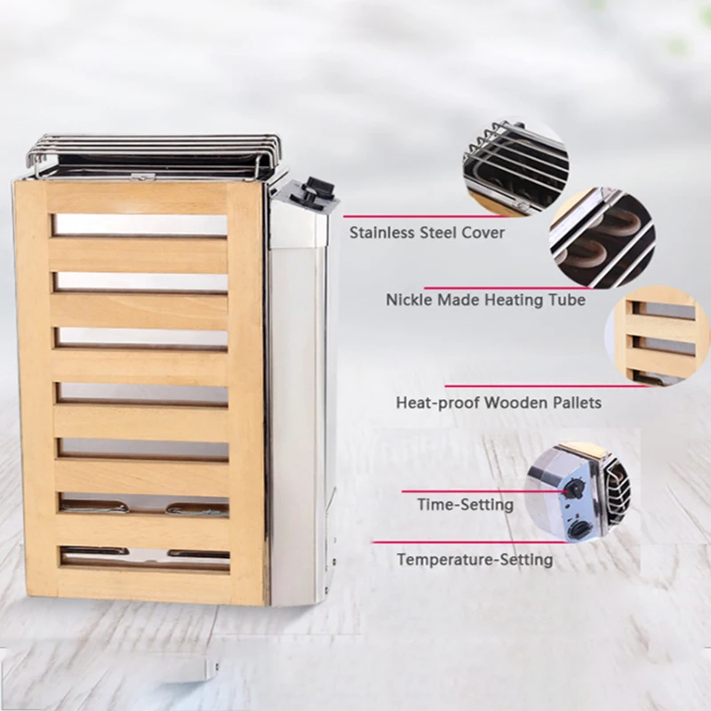 3KW 3.6KW печь для сауны домашний нагреватель генератор пара умный контроль
