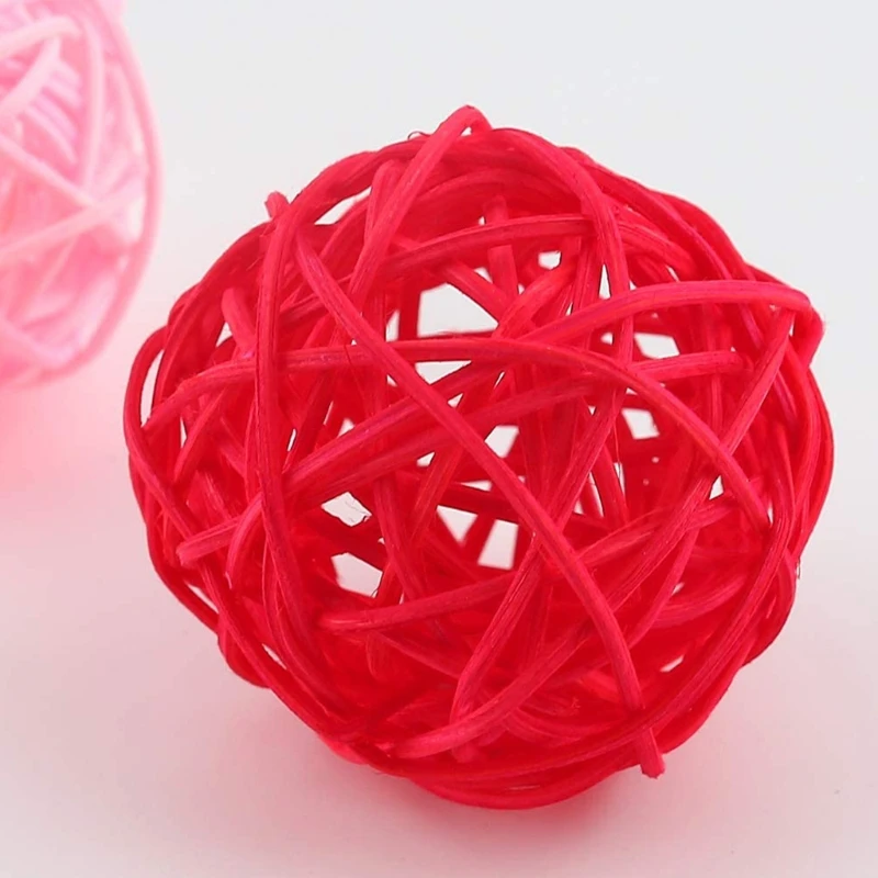 18 штук красные белые и синие шарики из ротанга 4 июля украшение для дома Ваза