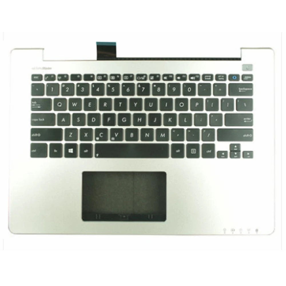 GZEELE английская клавиатура с ободком верхняя крышка для Asus VivoBook S300 S300C S300SC S300K S300KI S300CA-BBI5T01 13," верхняя Подставка для рук