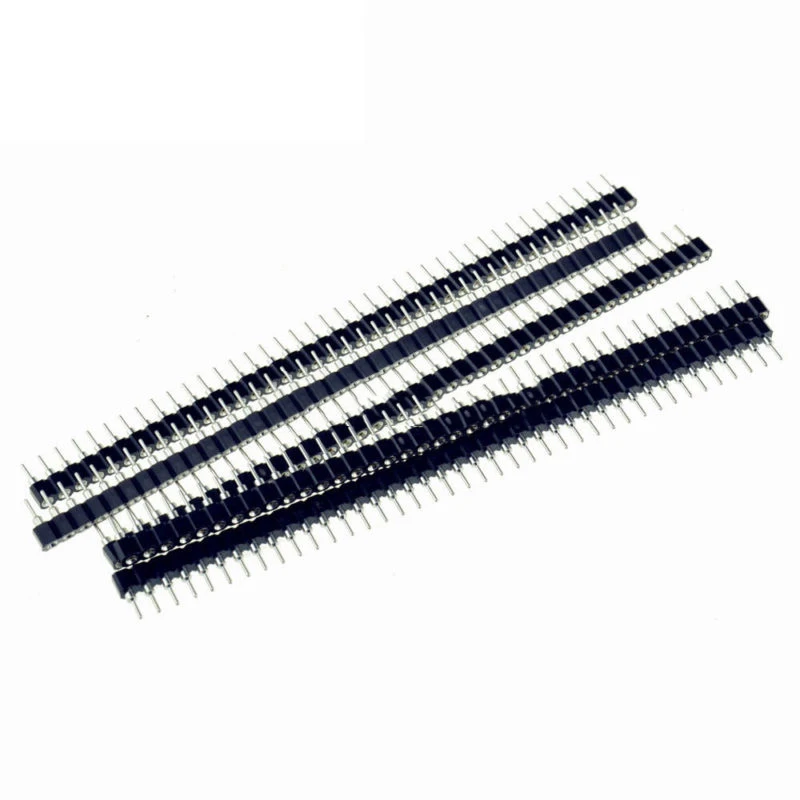 10 шт. 40Pin 2 54 мм Однорядный Круглый Женский штыревой разъем позолоченный прочный |