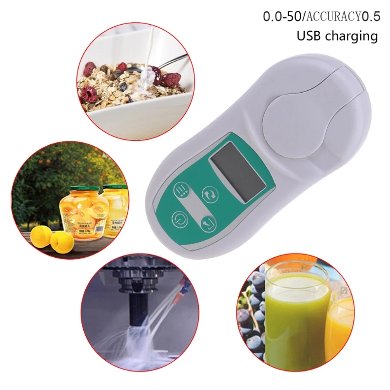 

Digital Salinity Refractometer Widely Used in Sugar Beverages Handheld Seawater Saltwater Meter for Salinity 0-32%