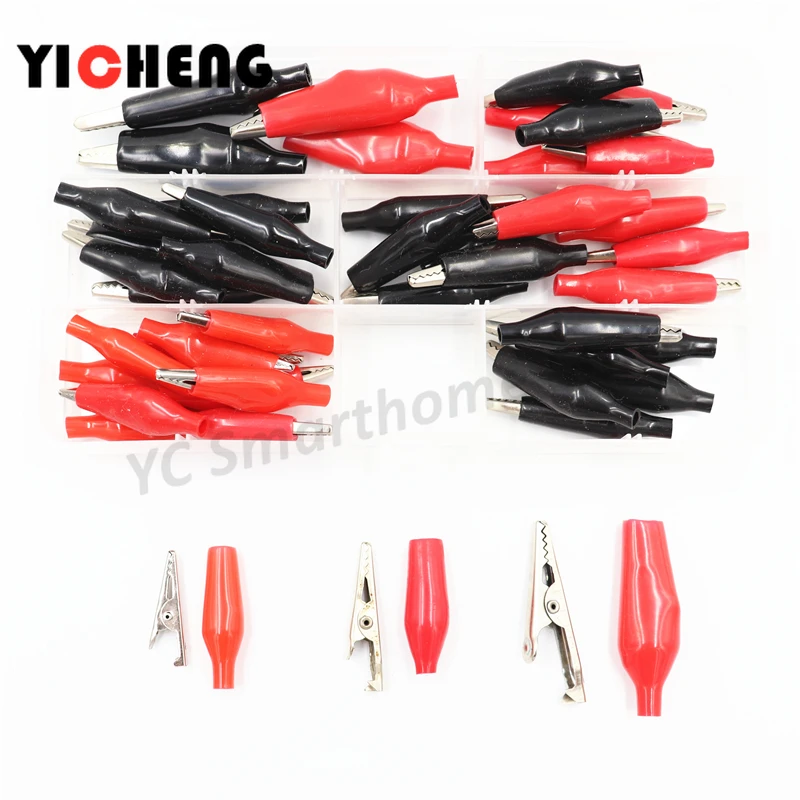 44 шт. DIY коробка для хранения зажим типа крокодил Тестовый шнура питания с