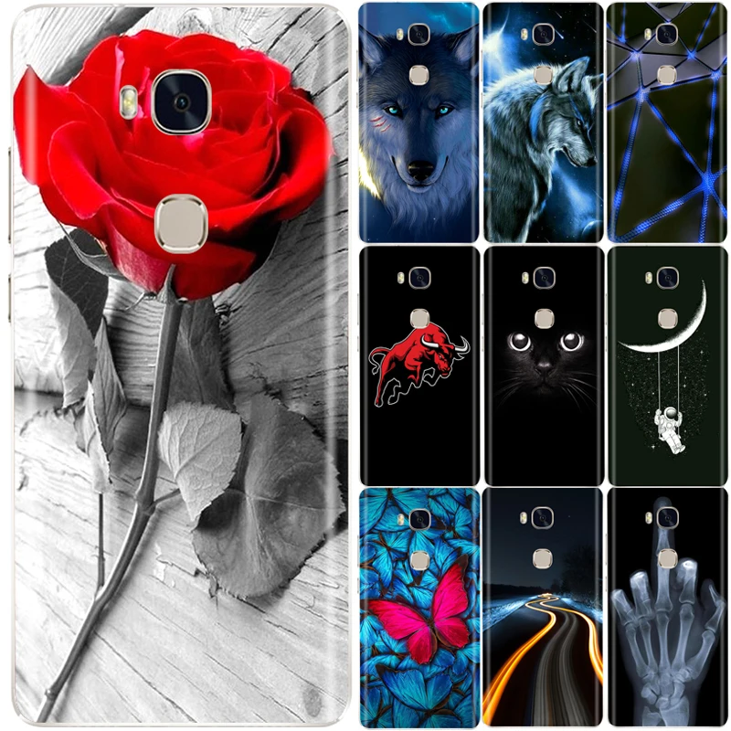 Чехол для телефона Huawei Honor 5X мягкий силиконовый чехол из ТПУ GR5 2016 5 X KIW KII L21 L22 Honor5x -