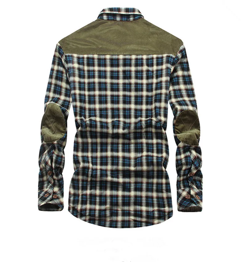Зимние рубашки для мужчин плотные теплые флисовые пальто чистый хлопок