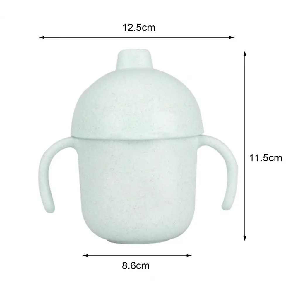 

240ML Pragmatic Baby Mug Curved Handle High Sealing Polypropylene Baby Wheat Feeding Cup Toddler Drinking Supplies for Home