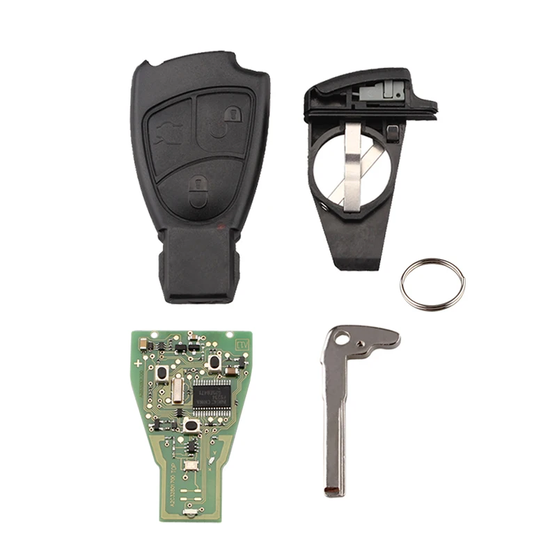 KEYYOU 3 кнопки дистанционный ключ-брелок от машины 433 МГц для Mercedes Benz B C E ML S CLK CL 3BT