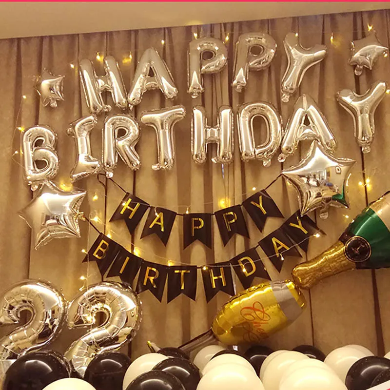 13 украшение для ПК гирлянды флаг с днем рождения бандаж вечерние товары декора