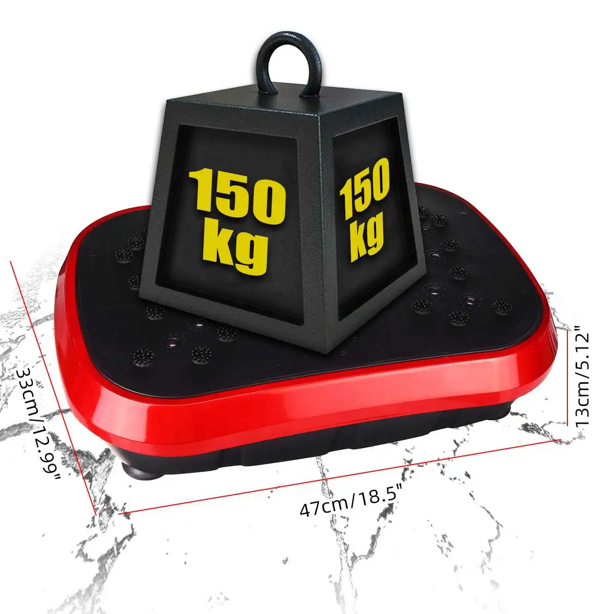 

110/220V Exercise Fitness Slim Vibration Machine Body Trainer Plate Platformody Shaper Exercise Fitness Trainer Resistance Bands