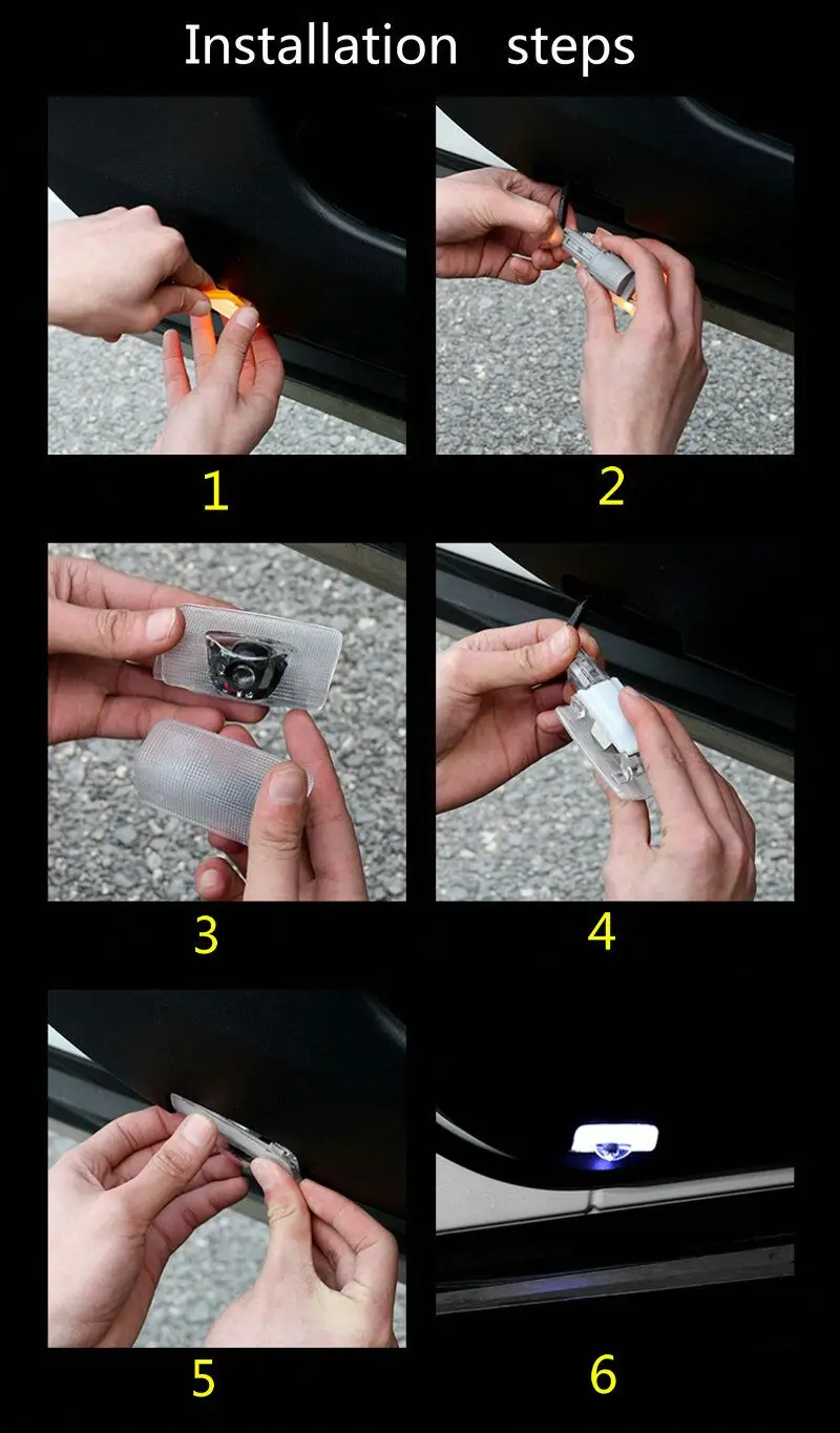 Светодиодный прожектор для автомобильной дверсветильник Lexus IS 250 300 350 200d 220d 200t 300h