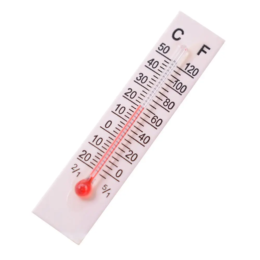 10/20PCS Miniature Paper Cardboard Thermometer Simple Style house Indoor Outdoor Small paper thermometer Kitchen | Инструменты