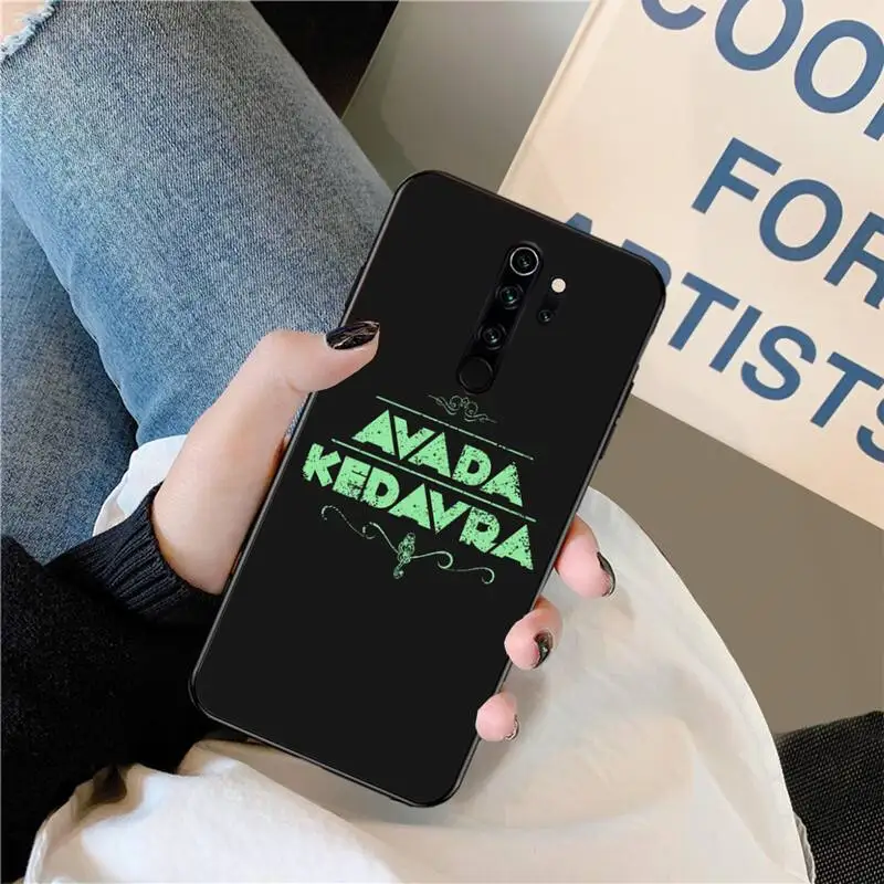 

HPCHCJHM Avada Kedavra Bitch Soft Silicone TPU Phone Cover for Redmi Note 8 8A 7 6 6A 5 5A 4 4X 4A Go Pro Plus Prime