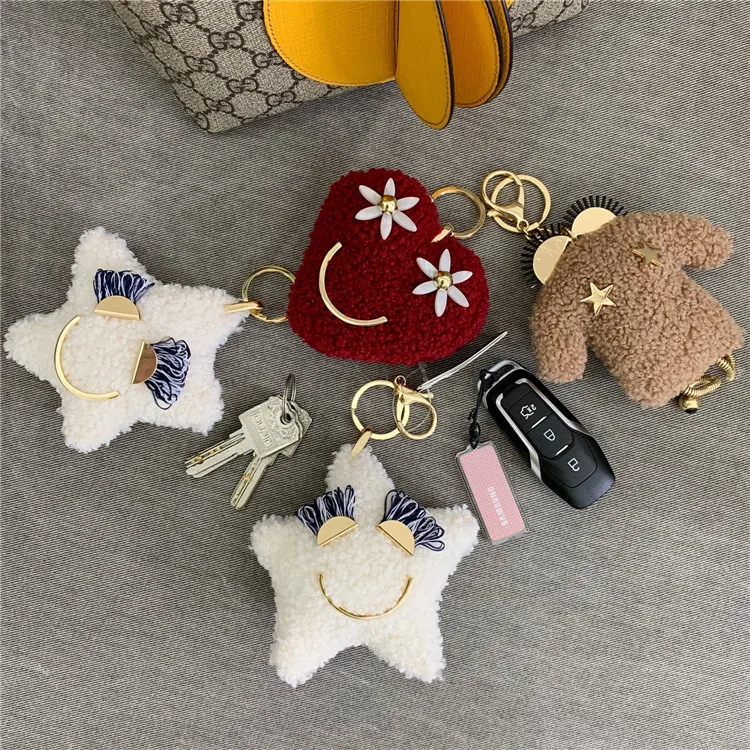 Муравей чучело брелок школьный ключ украшение кулон милое настроение розовая