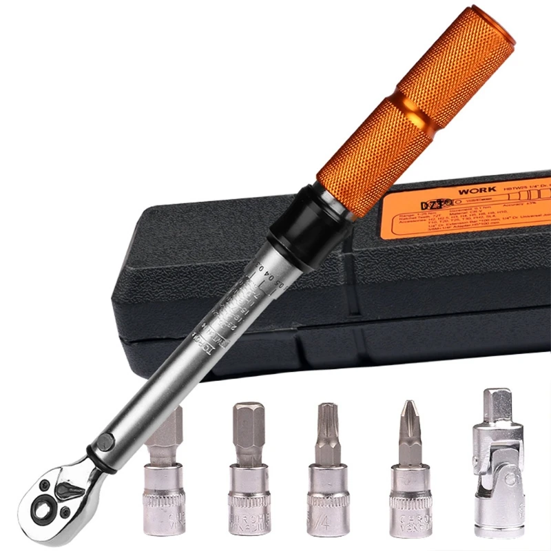 

Drive Click Torque Wrench Set Socket Bit Combination Household Sets Multipurpose Utility Tool Kit Toolbox Hand Tool