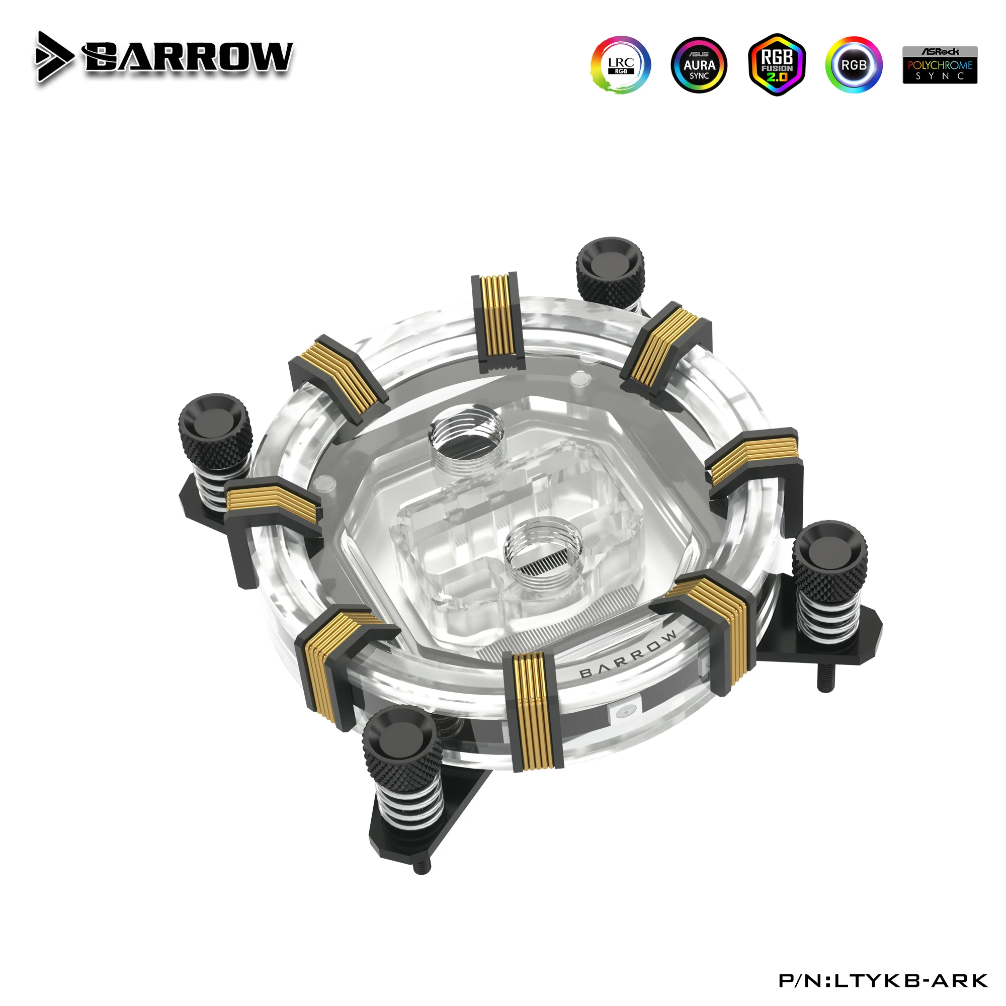 Водяной блок Barrow для процессора INTEL LGA1150 1151 1155 1156/ X99 2011 / AMD AM3 AM4/радиатор 5 В GND до 3PIN