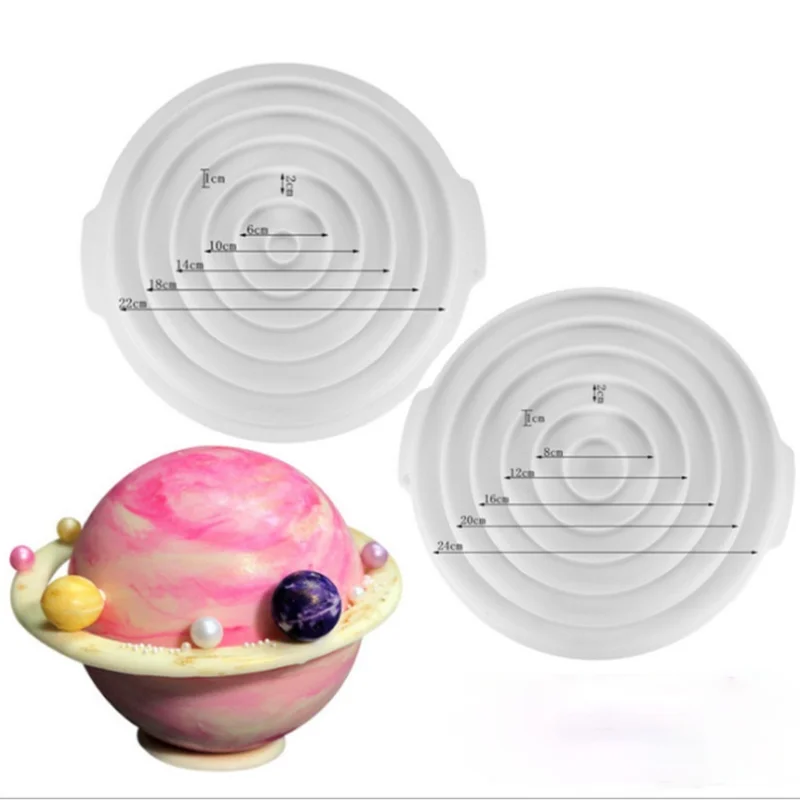 Силиконовая форма сделай сам в виде планеты для мусса кастрюли изготовления