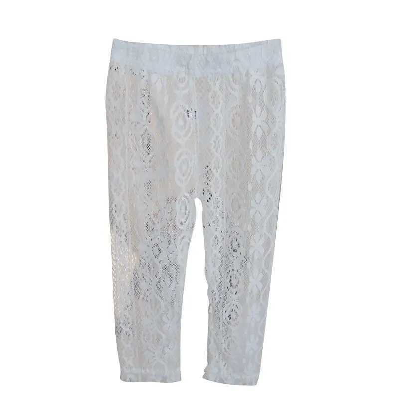 

Lace mesh leggings Korean baby and children's clothing 2021 spring and summer new girls' baby pants P4605
