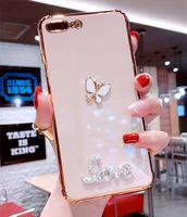 bling diamond solid color electroplated soft case for oppo k1 rx17 neo ax7 r17 pro f9 a5 a7 a5s a3s a91 f15 a8 a81 a83 a1