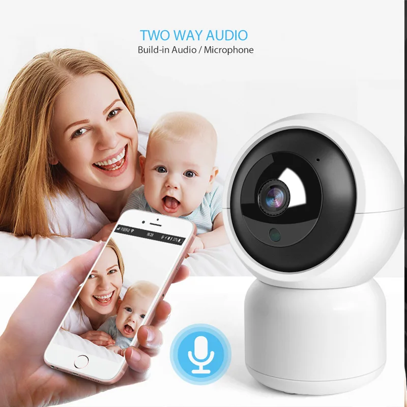 IP-камера SmartCnet Tuya Smart Life 1080P 2 м беспроводная Wi-Fi поддержка Alexa Google home | Безопасность