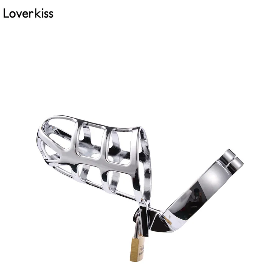Металлическая Мужская клетка верности Loverkiss для члена игры взрослых или