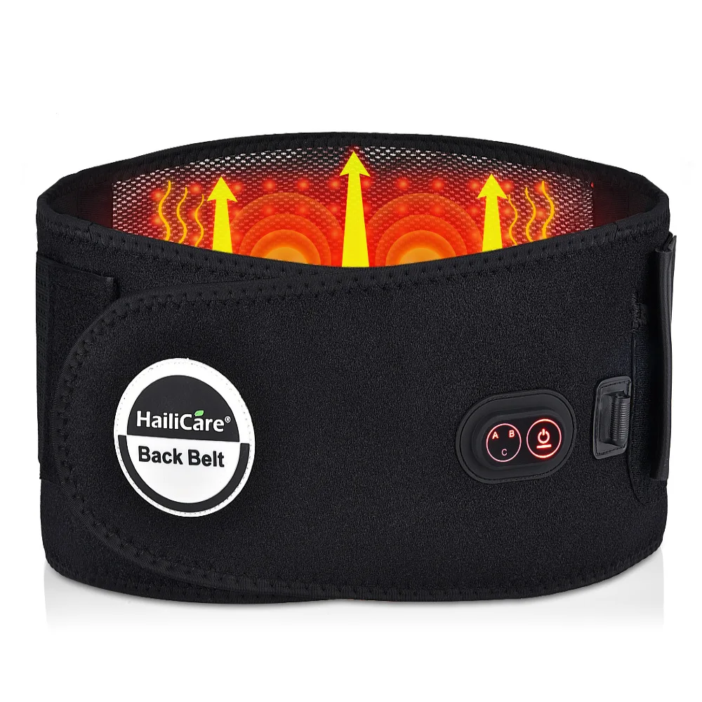 Infrared Heat Back Belt Massage Therapy Back Belts Herniated Disc Scoliosis Back Pain Lower Support Brace Spine Lumbar Support