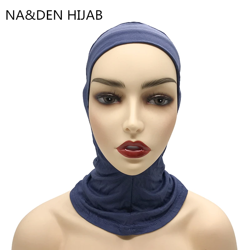 Новый мусульманский хиджаб простой пузырьковый шейный головной платок тюрбан