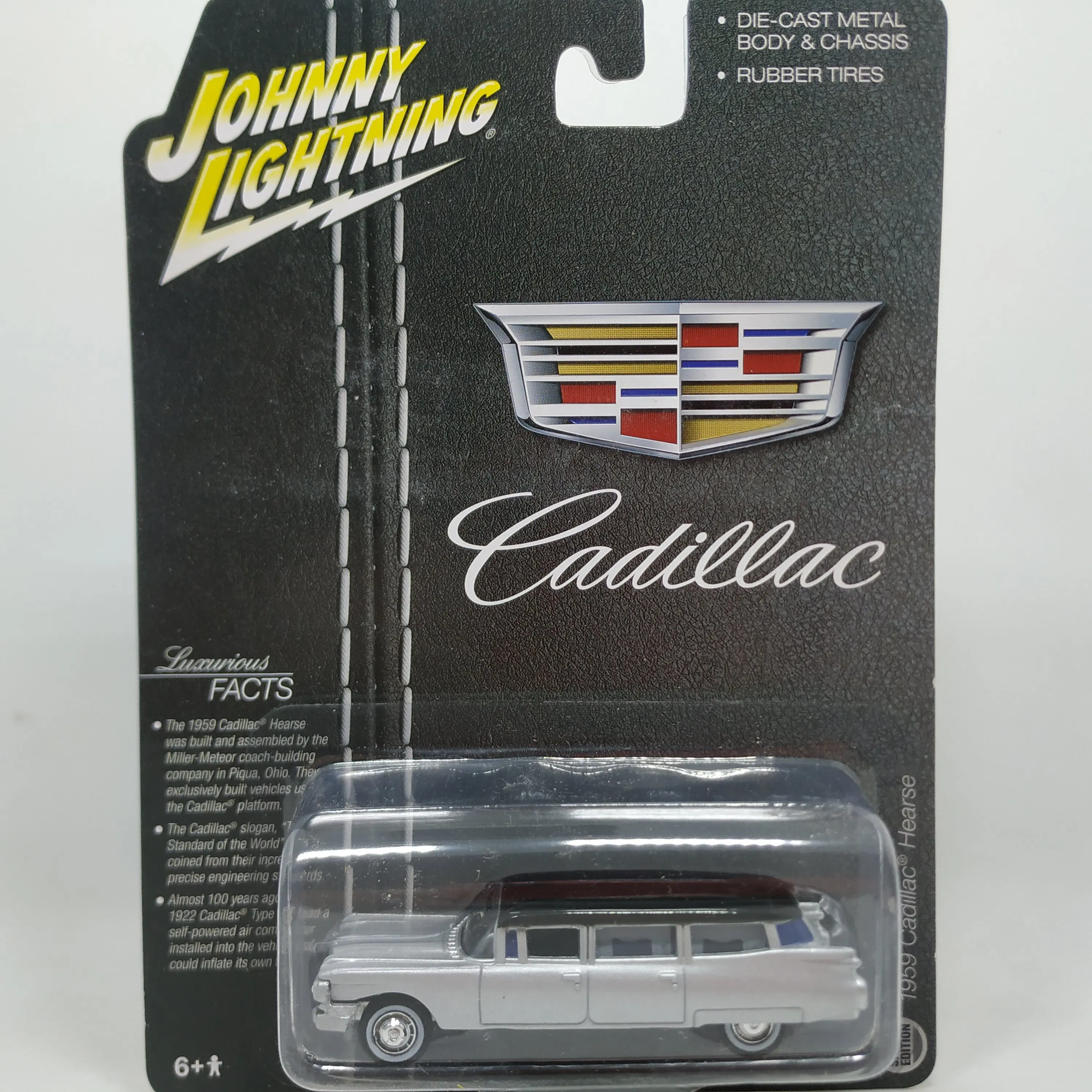 

Модель Джонни молния 1/64 1959 Cadillac hearse из сплава