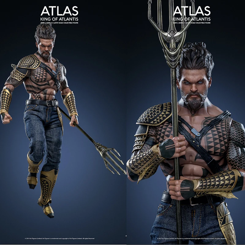 

Art Figures Atlas 1/6 Son of the Sea King 12-inch Action Figure 33CM For Collection Gift