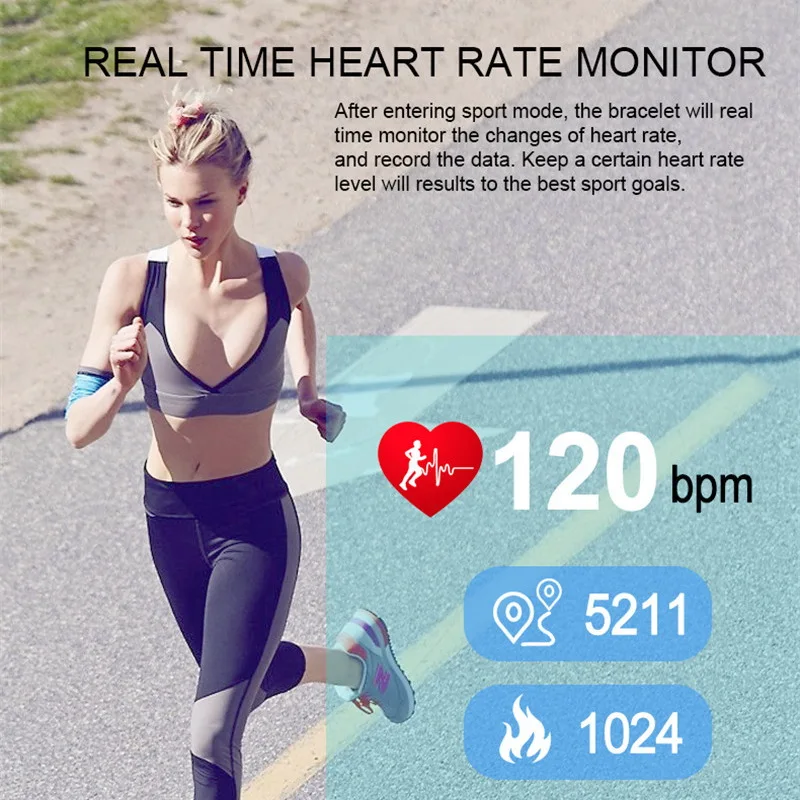 

P3A Body Temperature Measure Smart Bracelet ECG+PPG Blood Pressure Heart Rate Sport Men Watch Fitness Tracker Band SmartWatch