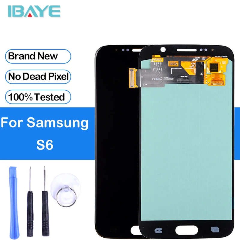 Для samsung S6 G920 сборка Замена ЖК сенсорный экран и дигитайзер дисплей для s6