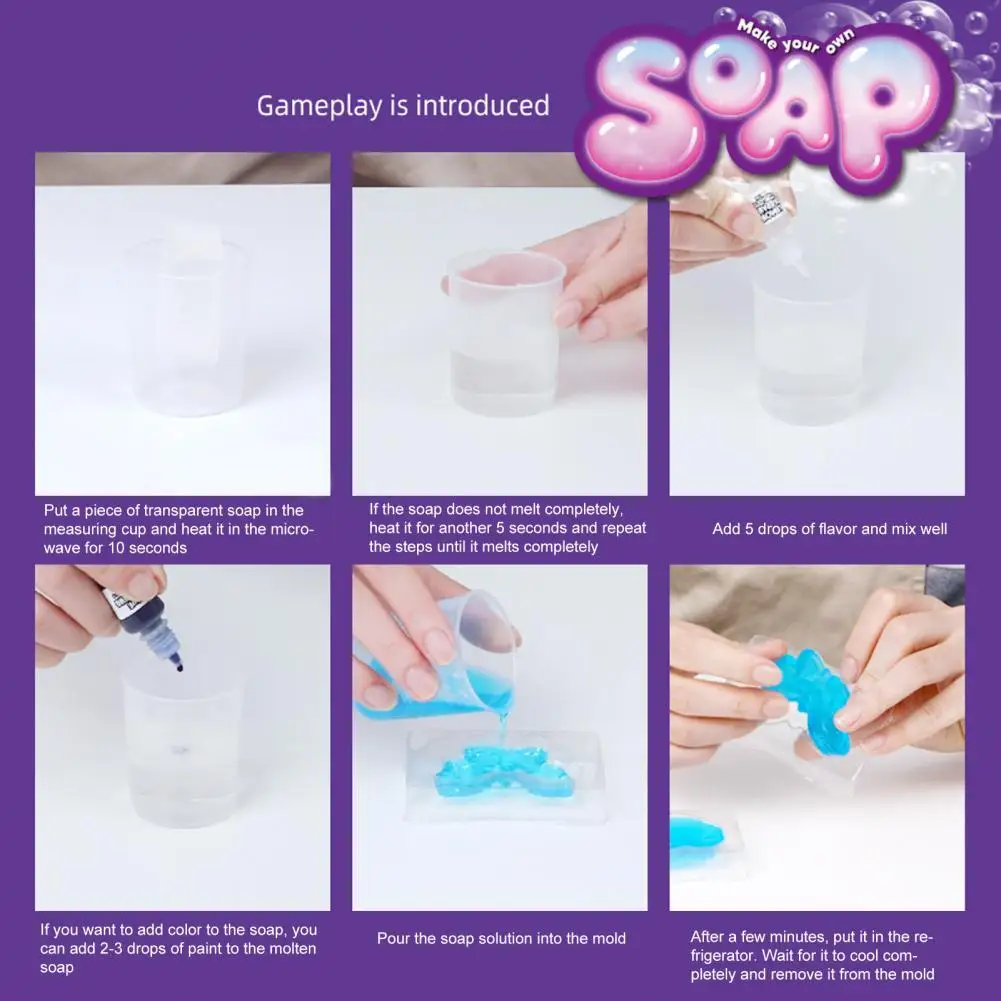 

Набор для экспериментов с мылом, новинка, с чашкой, для рук, игрушка «сделай сам» для изготовления мыла, «сделай сам» для детей, 1 набор