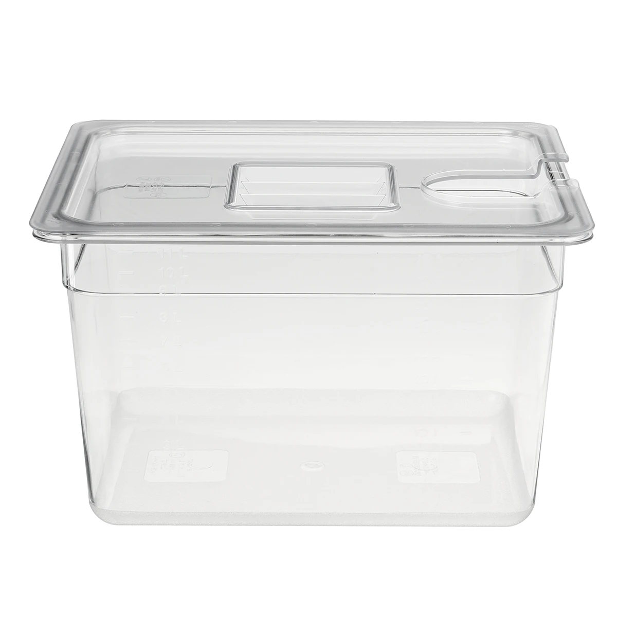 

Sous Vide Container with Lid 11 Liter Water Tank Bath for Circulator Sous Vide Culinary Immersion Slow Cooker Cooking Tools