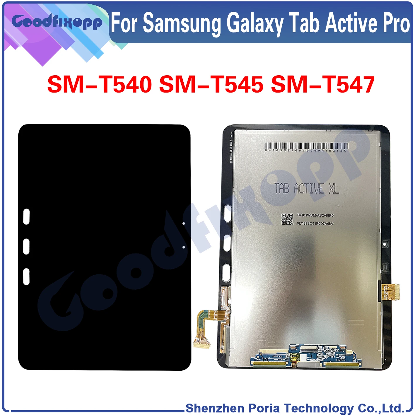 100% Test For Samsung Galaxy Tab Active Pro SM-T540 SM-T547 SM-T545 T540 T545 T547 LCD Display Touch Screen Digitizer Assembly