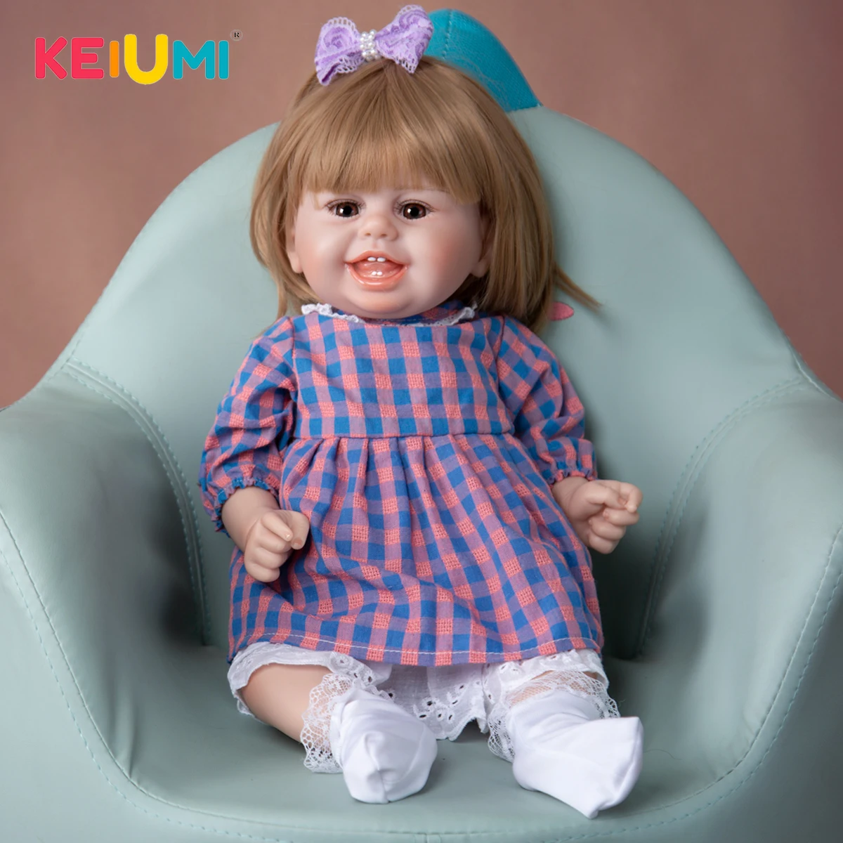 

Reborn bebe silicone Full Body Toddler Doll 19 Inch Princess Doll Baby Toys Can Wholesale For Girl Children's Day Birthday Gifts