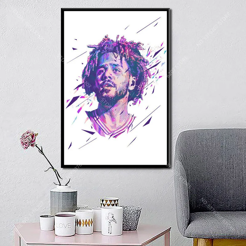 Художественный Декор G121 Настенная картина J Cole Трэвис Скотт популярный рэпер