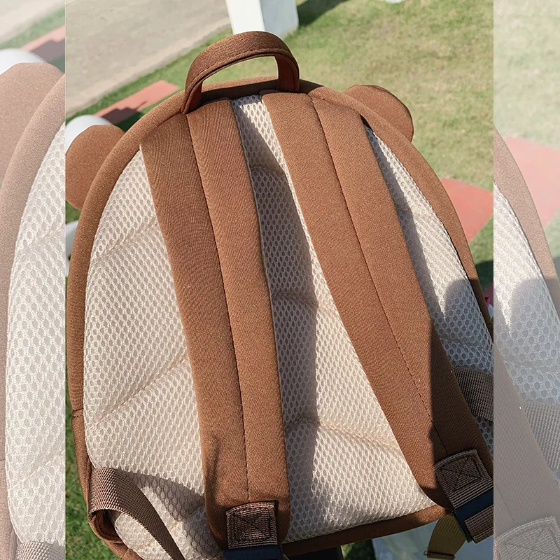 Школьный рюкзак NOHOO с объемным рисунком медведя из мультфильма mochila escolar Детская