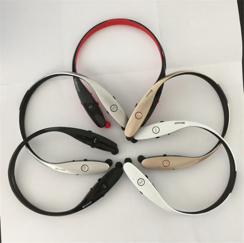 

NEW Bluetooth Headphones with free gift Real Stereo Bass Wireless Headphone Neckband Power Headset Music Sports headphoens